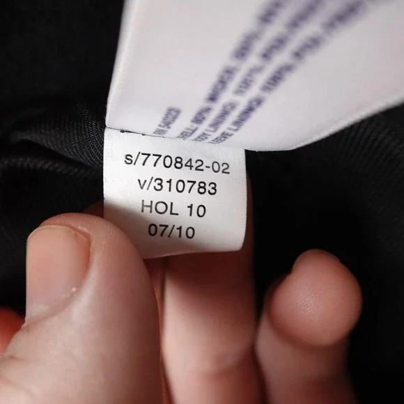 Gap Jacket Womens M Black Wool Double Breasted Peacoat Car Coat Heavy Preppy Y2K - Picture 9 of 10